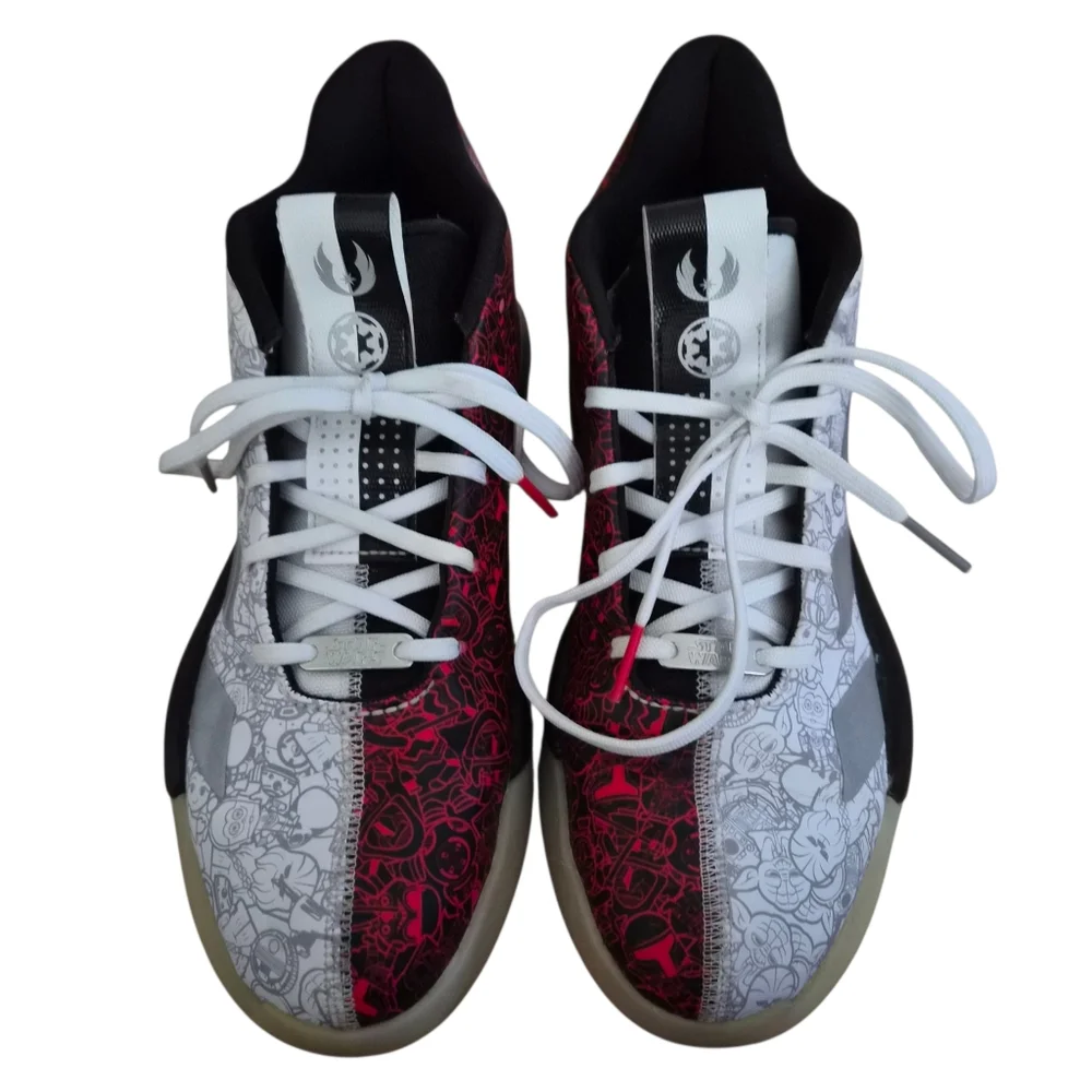 Adidas Star Wars Sneakers Pro Next 2019  Dark Jedi Glow Soles Basketball sz 6